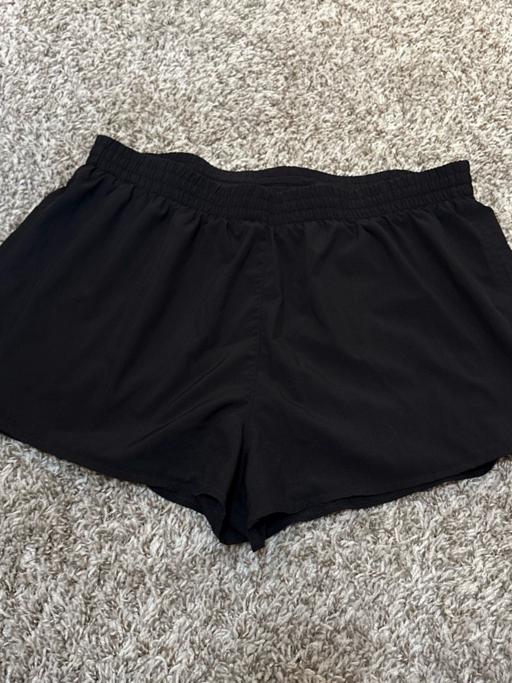 ASICS Black Women's Elastic Waist Shorts